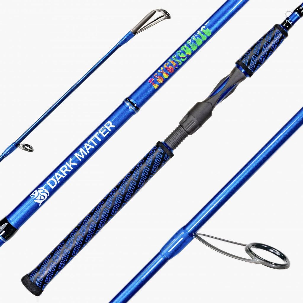 custom inshore fishing rods Dark Matter Psychedelic Inshore Spinning Rods