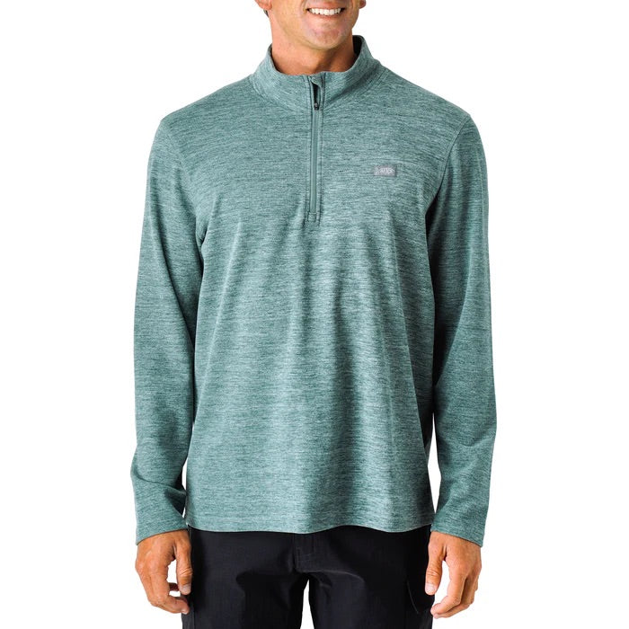 aftco-coastal-layer-14-zip-dark-sea-heather-model-front