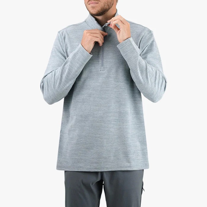 aftco-coastal-layer-quarter-zip-steel-heather-front
