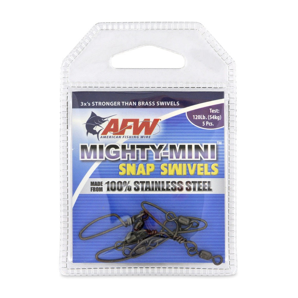 afw-mighty-mini-stainless-steel-snap-swivels-5-120lb-5pc