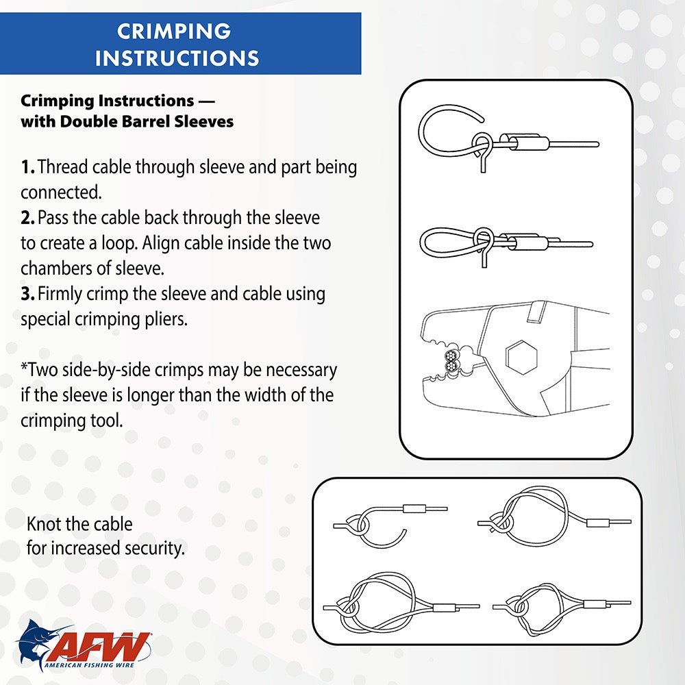 AFW - 49-Strand Stainless Steel 7x7 Leader Cable