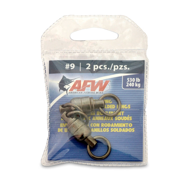 AFW - Solid Brass Ball Bearing Swivels with Double Welded Rings