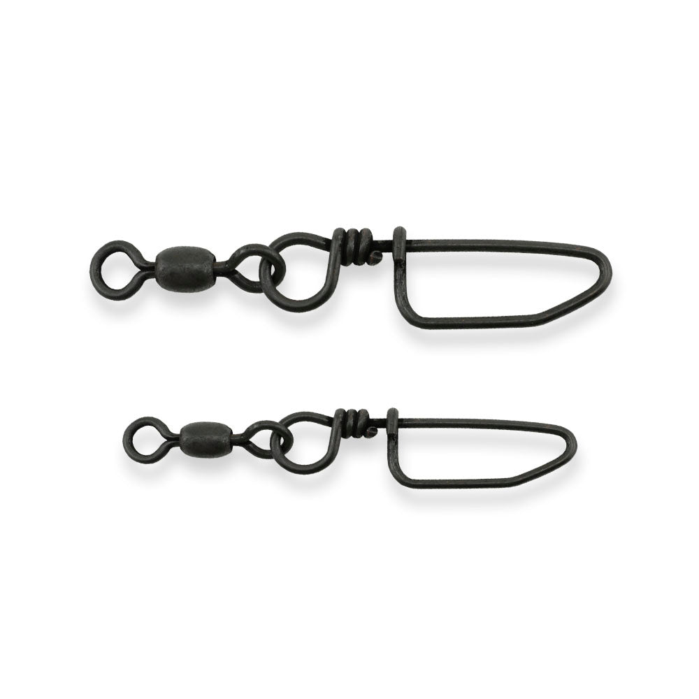 AFW FTSS270B-A 270Lb. 3pk Stainless Steel Snap Swivels Black