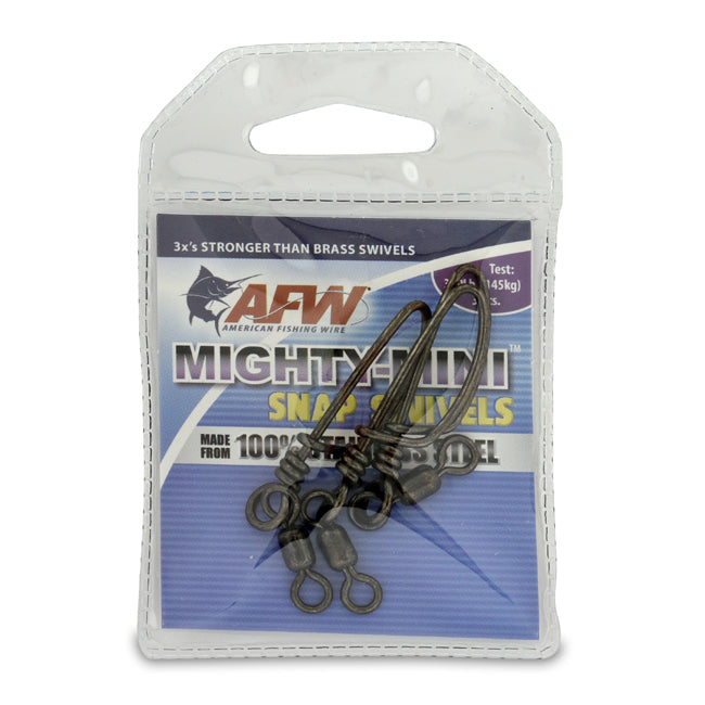 AFW - Mighty-Mini Stainless Steel Snap Swivels