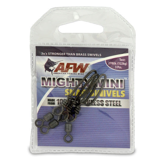 AFW - Mighty-Mini Stainless Steel Snap Swivels