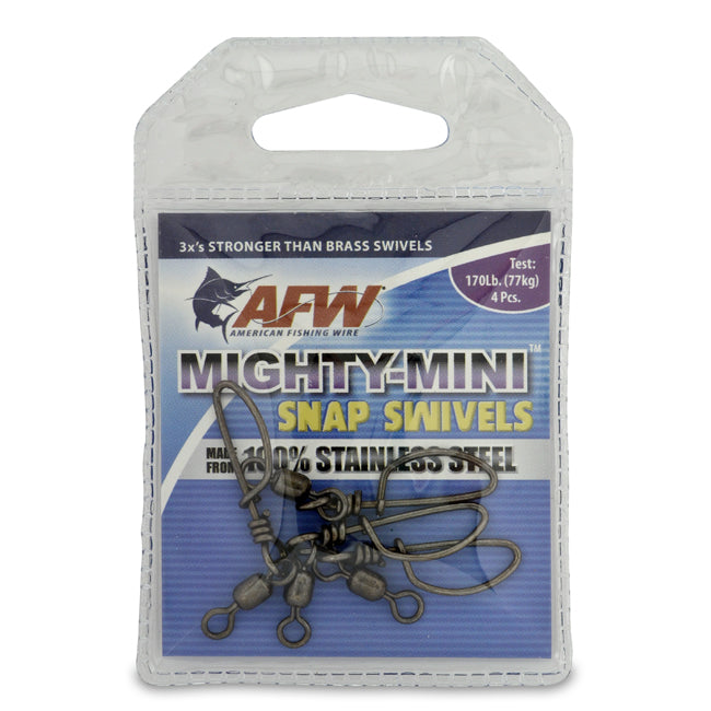 AFW - Mighty-Mini Stainless Steel Snap Swivels