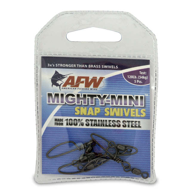 AFW - Mighty-Mini Stainless Steel Snap Swivels