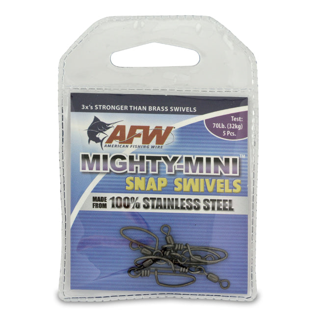 AFW - Mighty-Mini Stainless Steel Snap Swivels