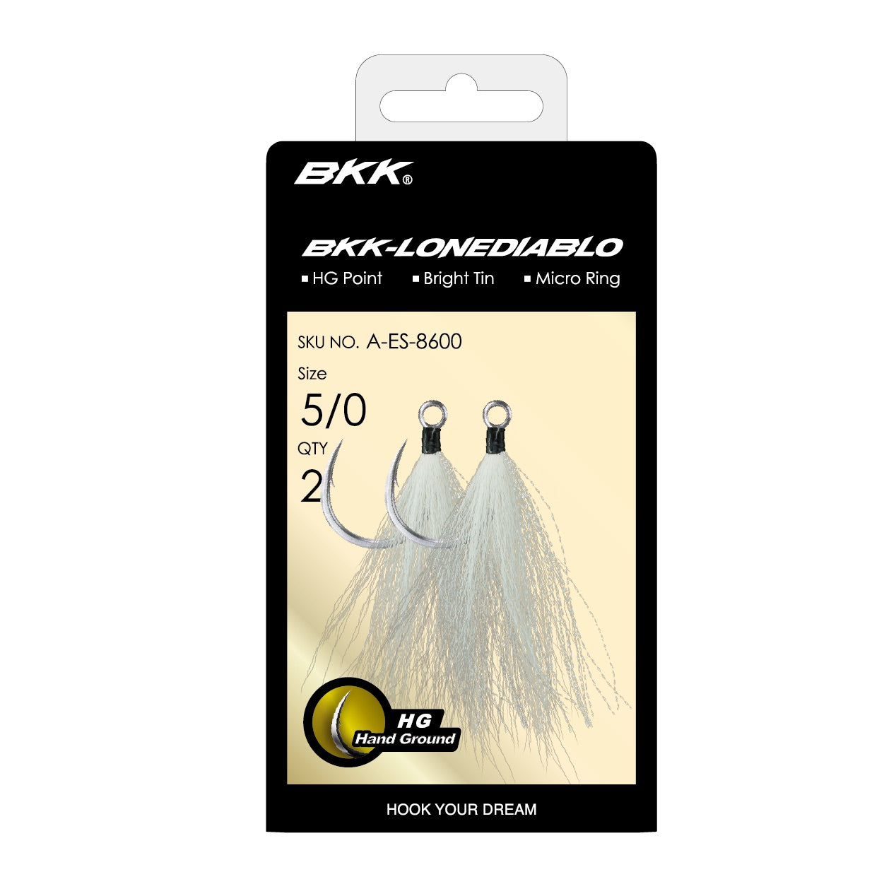 BKK - Lone Diablo Bucktail Teaser Hook