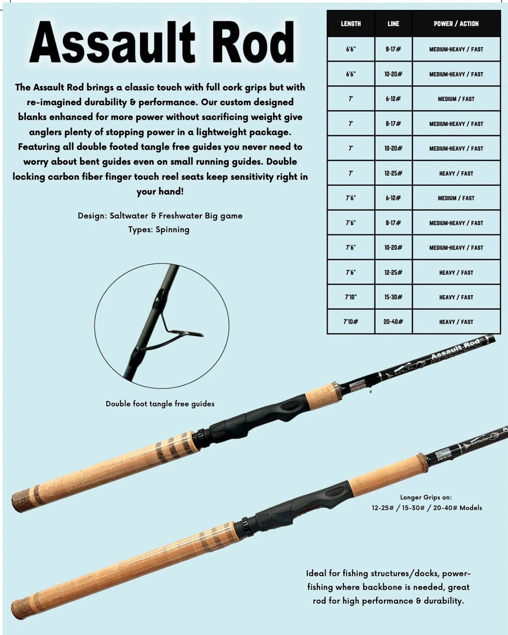 Bull Bay Rods - Assault Spinning Rod