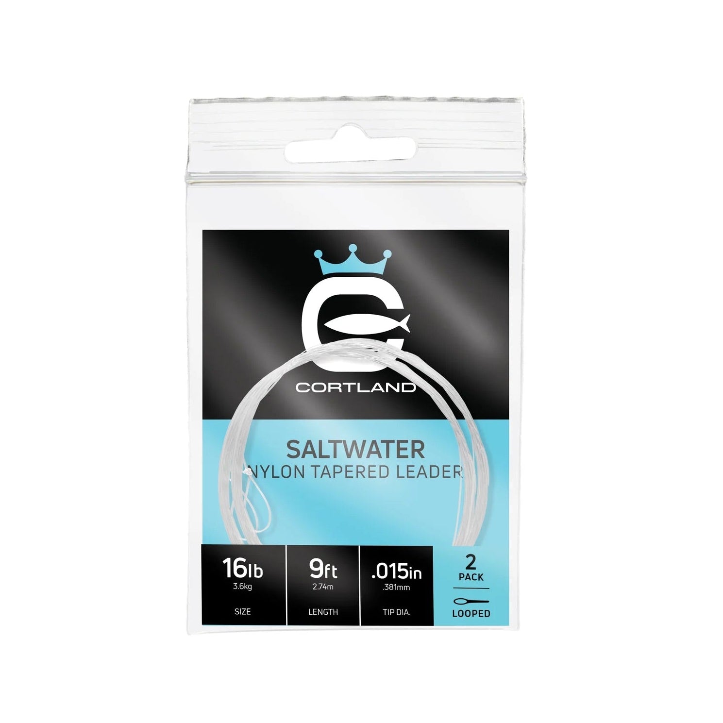 cortland-saltwater-nylon-tapered-fly-leader-monofilament-primary