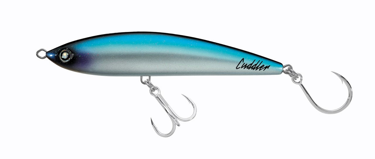 daiwa-2025-saltiga-cuddler-tuna-floating-stickbait-blue-back-sku-SAC185FBB-hooks