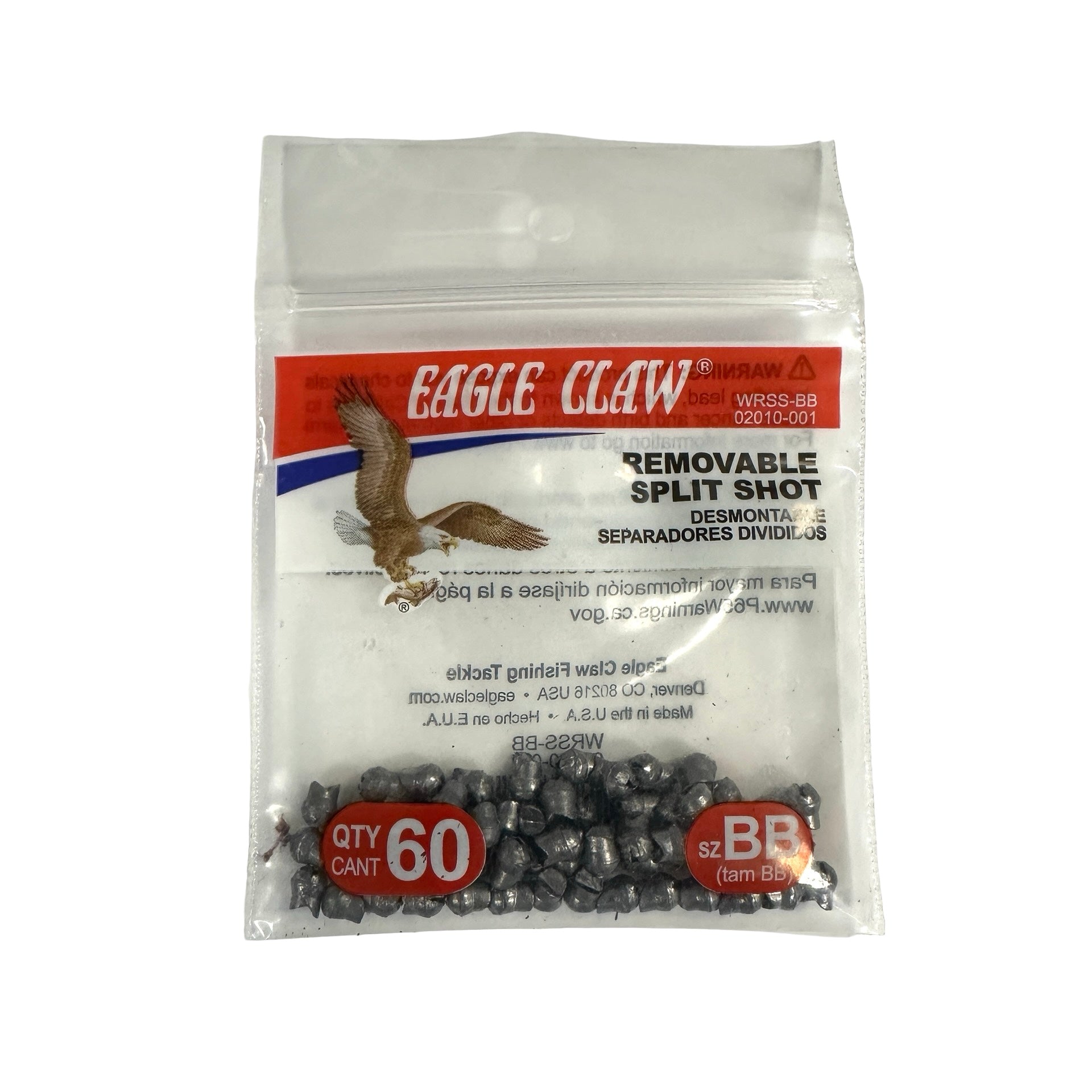 Eagle Claw - Removable Split-Shot Sinkers