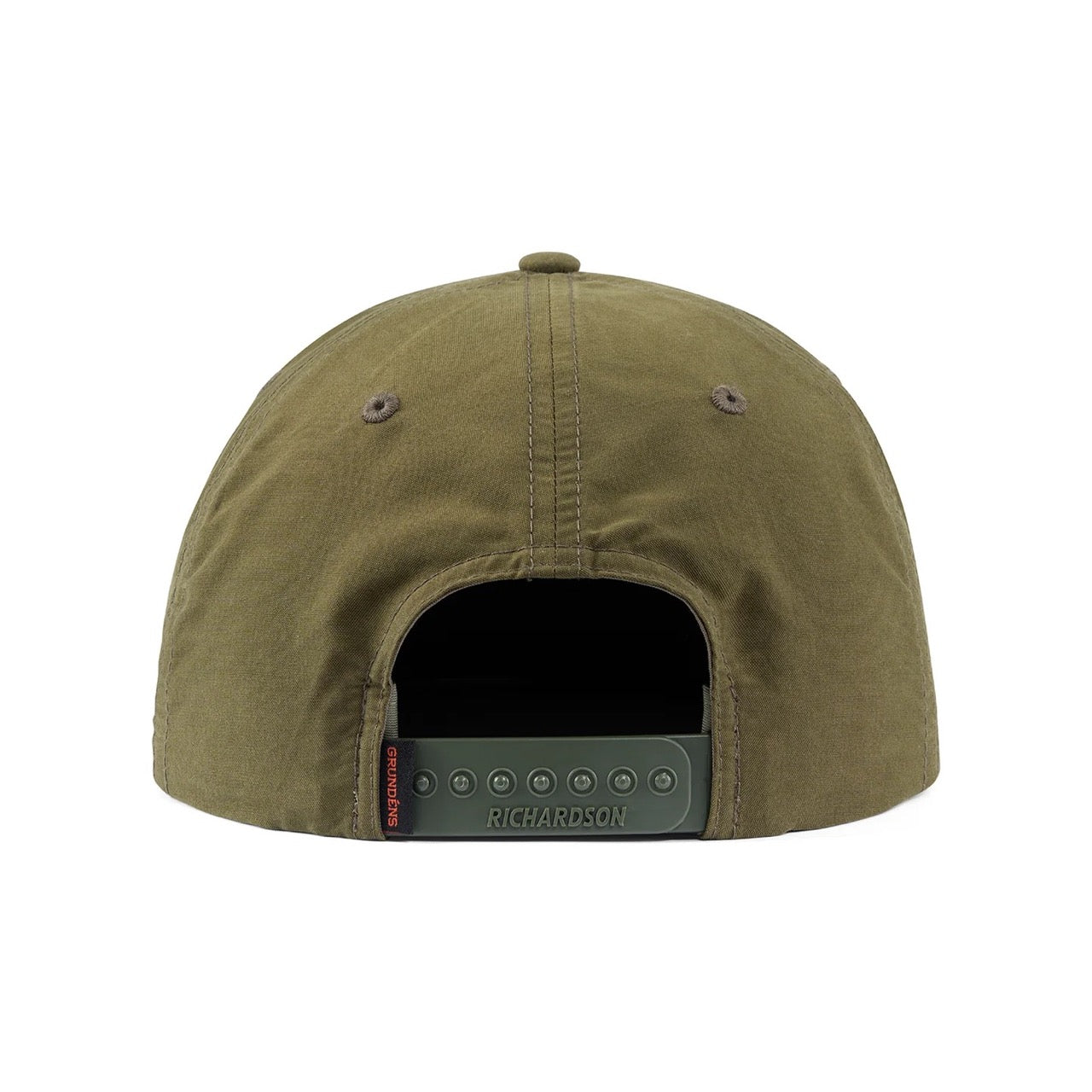grundens-deadstick-rope-trucker-hat-loden-back