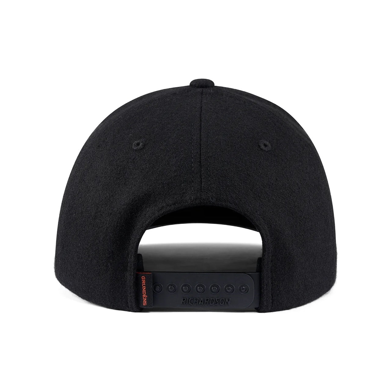 grundens-logo-anchor-wool-trucker-hat-black-back