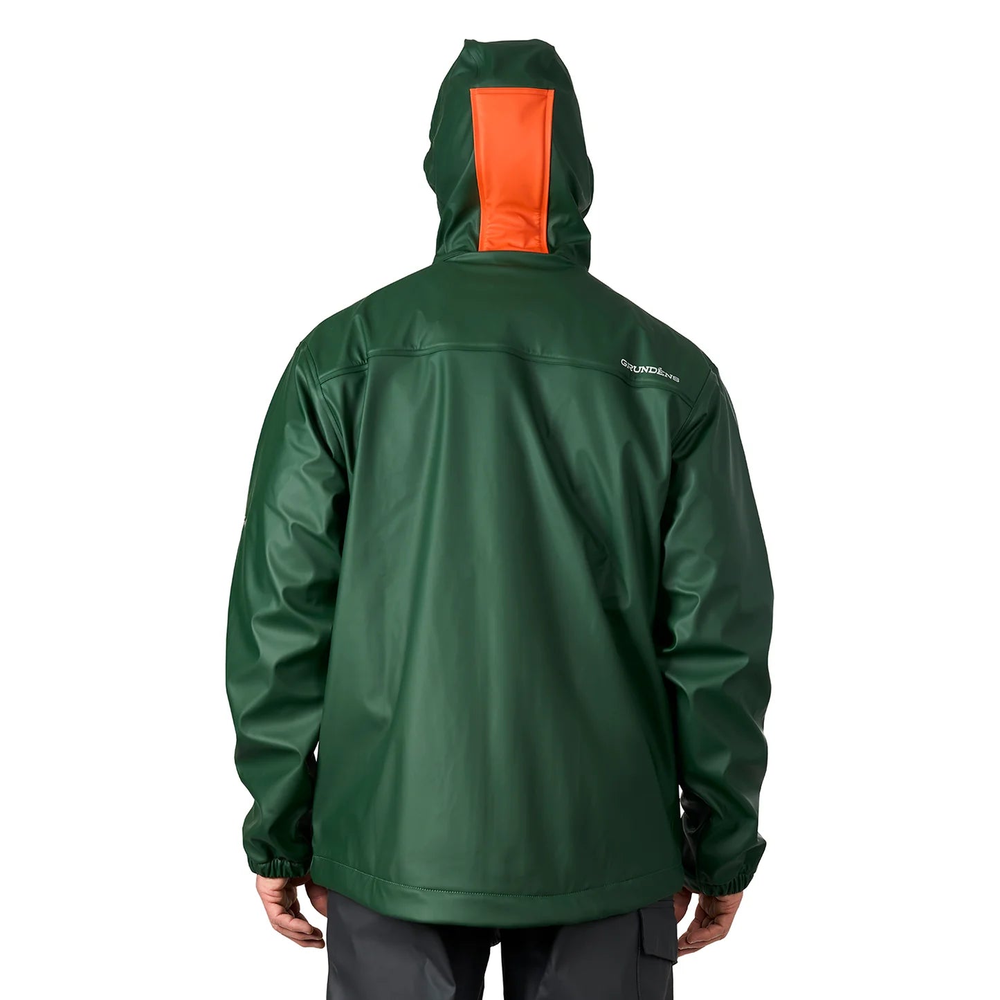 grundens-neptune-thermo-jacket-green-model-hood-back