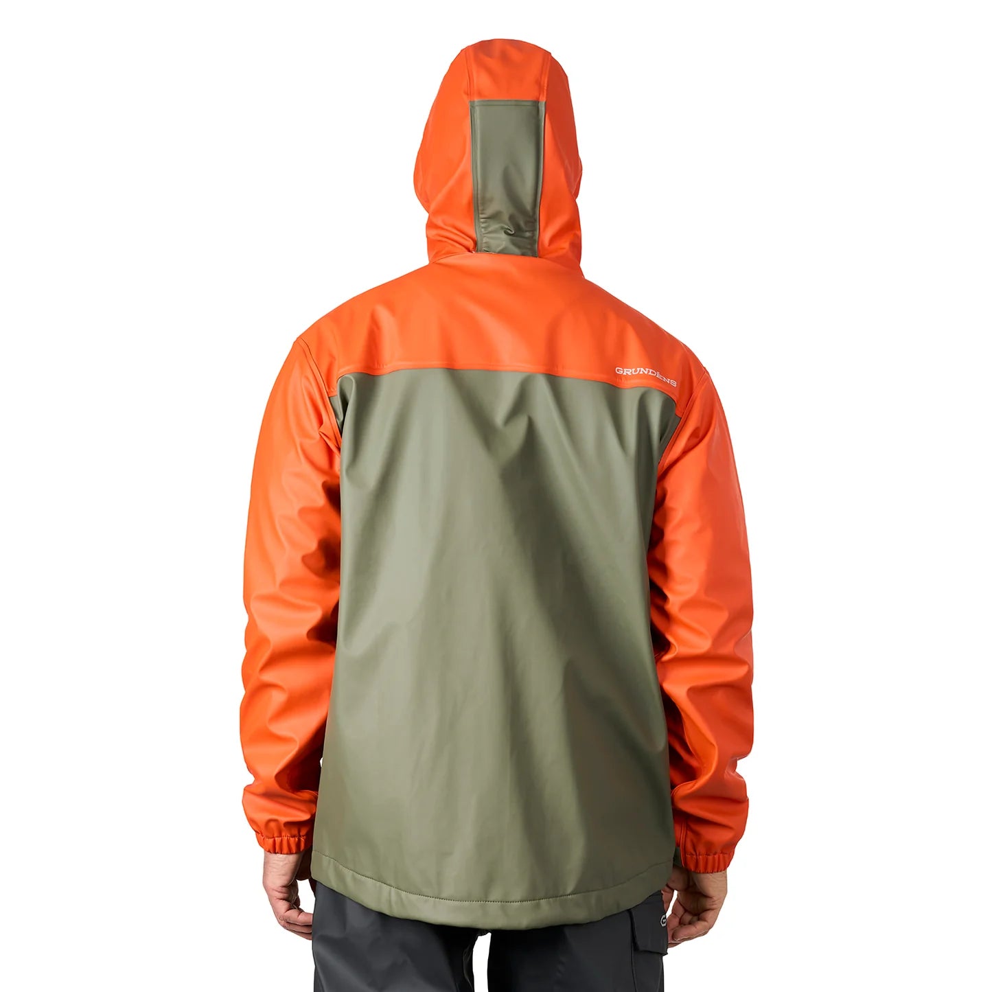 grundens-neptune-thermo-jacket-orange-olive-back-hood