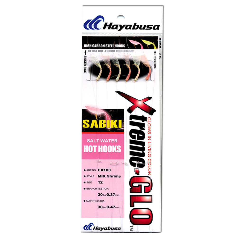 hayabusa-ex100-xtreme-glo-mix-shrimp-glow-sabiki-rig-pack