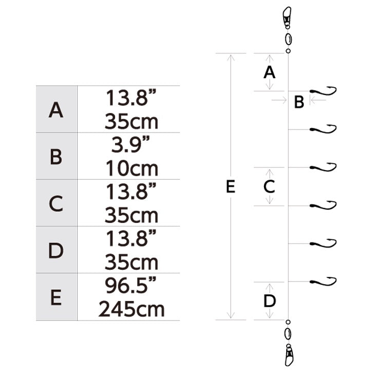 hayabusa-ex126-real-scale-flasher-sabiki-rig-diagram