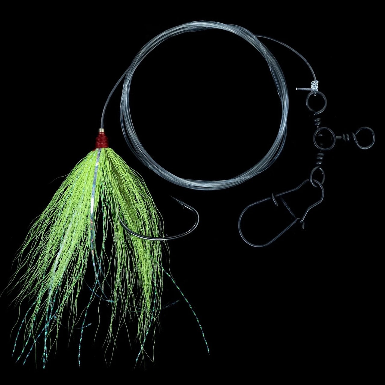 jigging-world-fluke-rig-with-bucktail-chartreuse