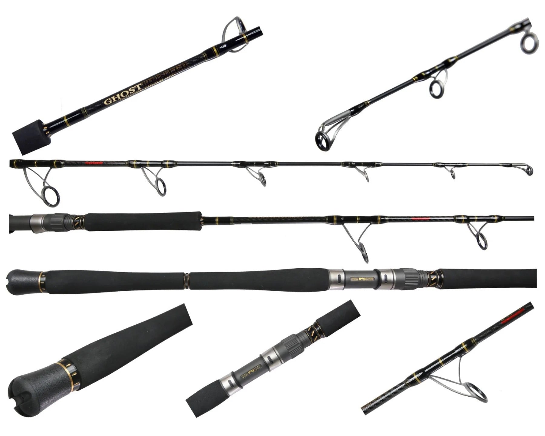 Jigging World - Ghost Hunter Jigging Rods - Spinning