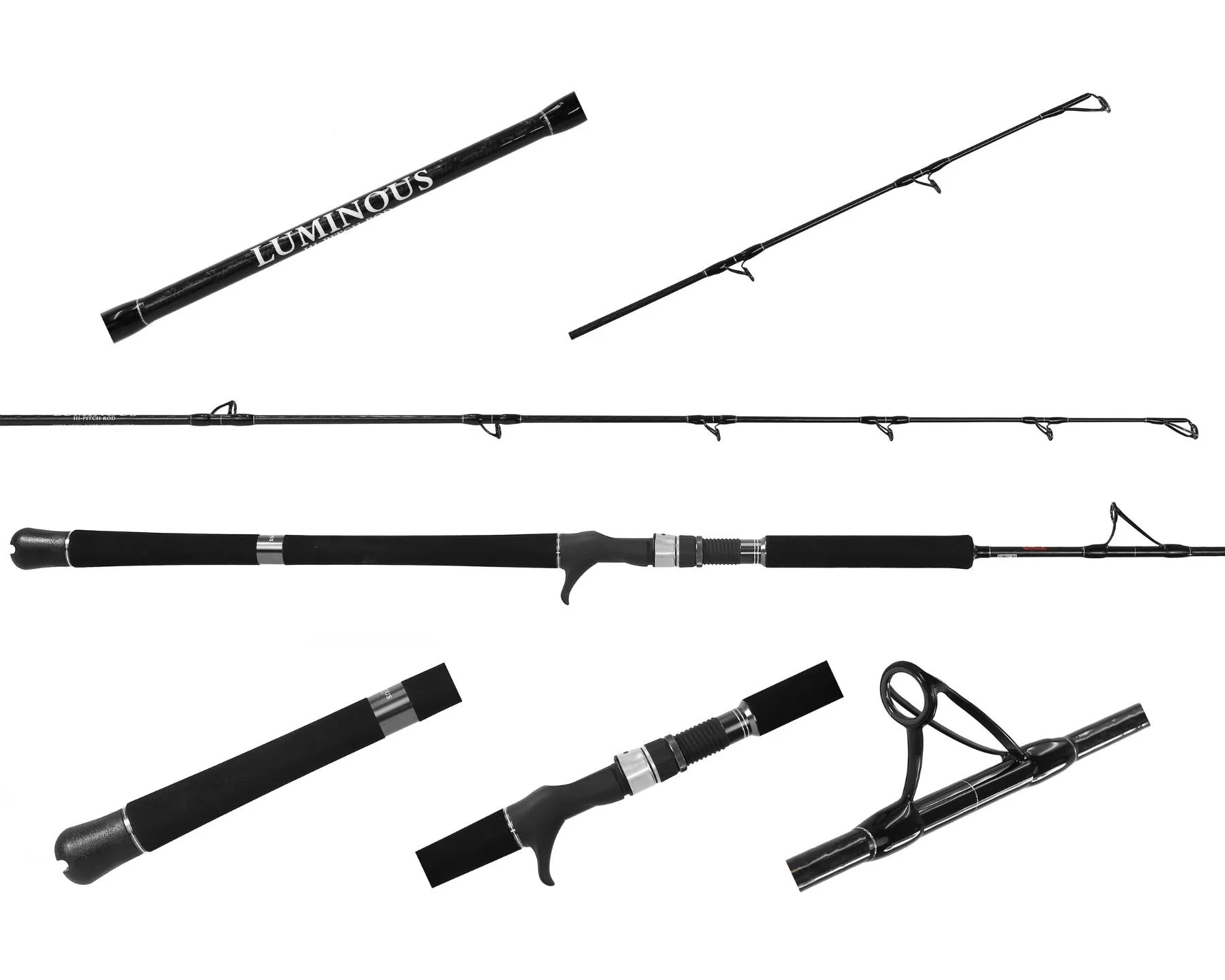 Jigging World - Luminous Hi-Pitch Jigging Rods - Conventional