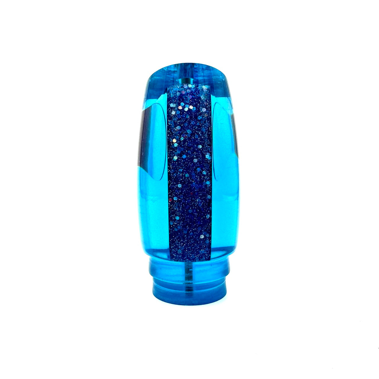 koya-lures-large-poi-dog-blue-resin-holo-silver-glitter-top