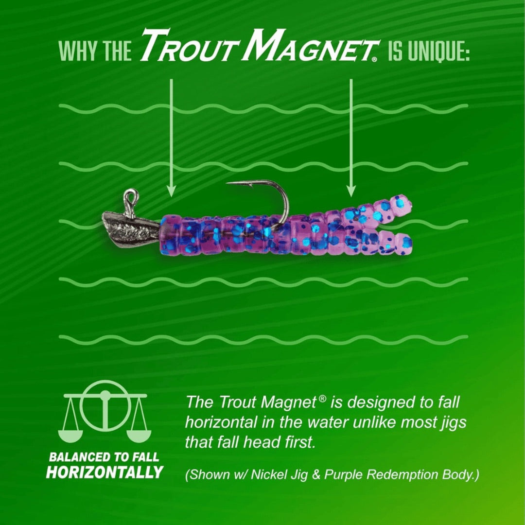 lelands-trout-magnet-neon-kit-action