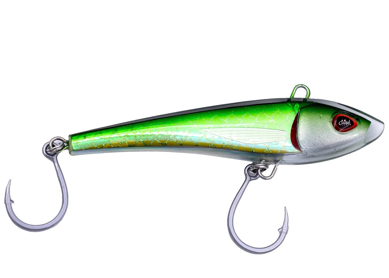 mag-bay-lures-rm7-resin-tuna-wahoo-trolling-lure-green