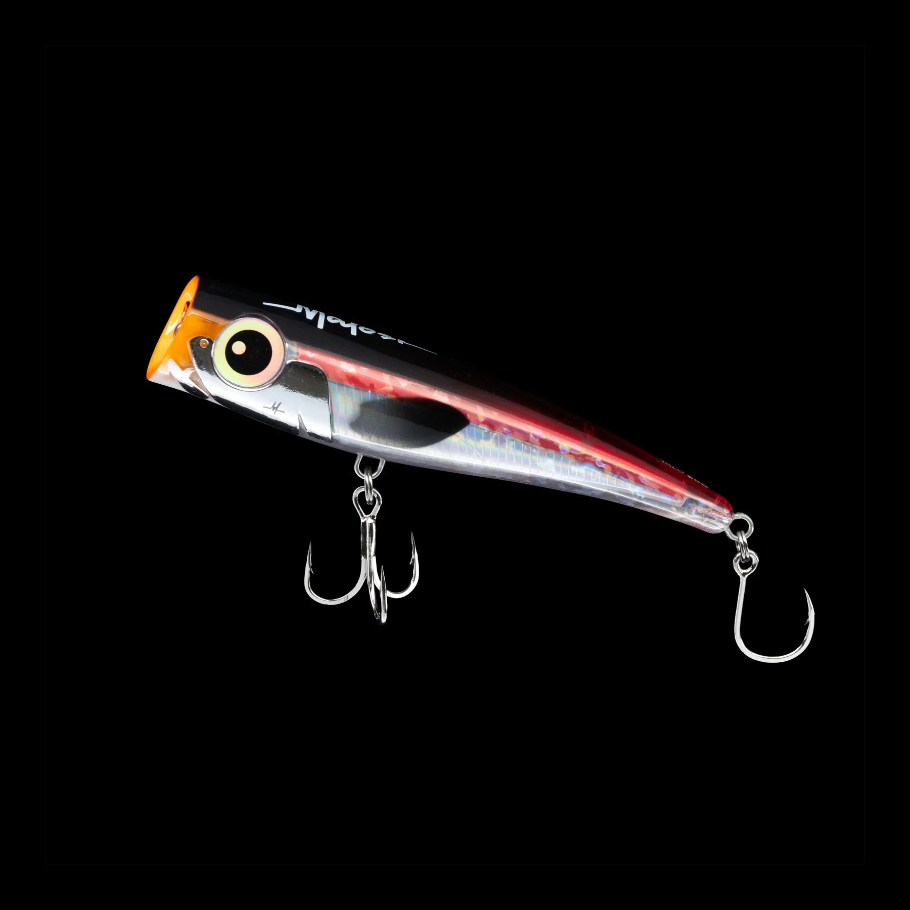 malosi-lures-staple-talo-diving-popper-150mm-blaze