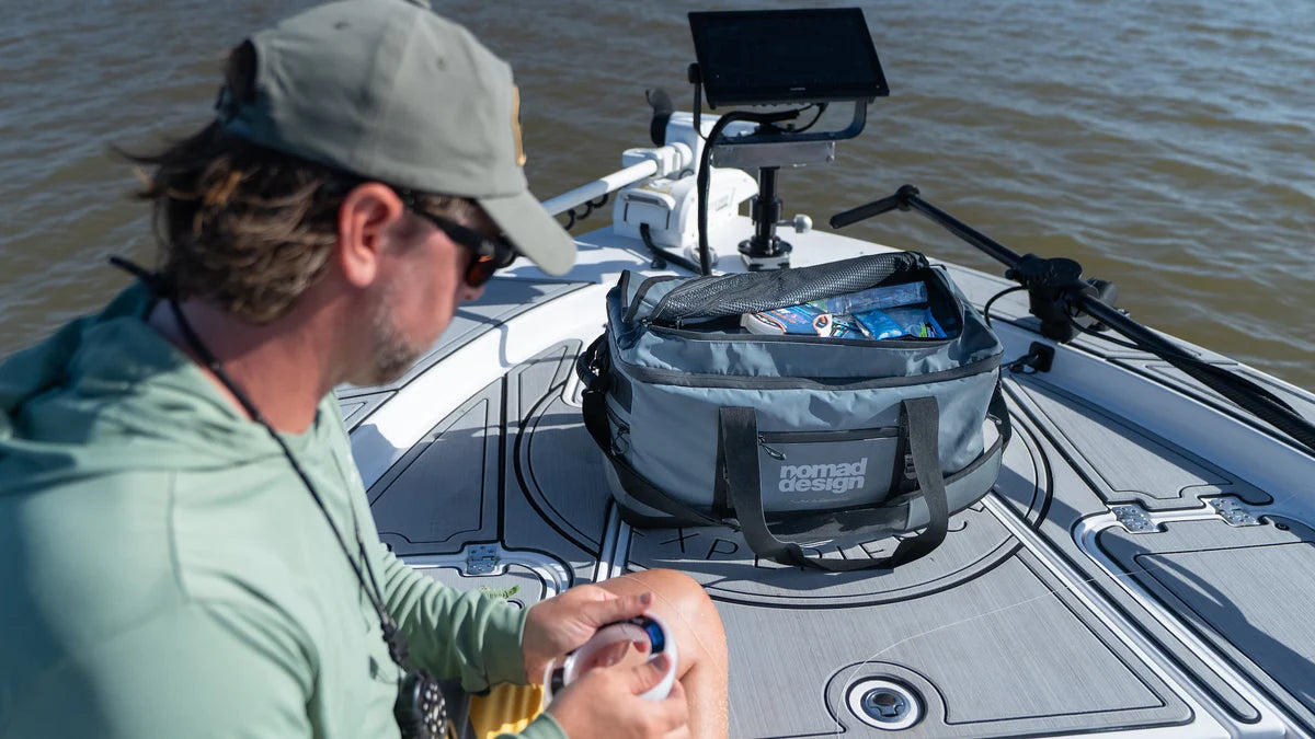 nomad-design-tuff-loader-65L-max-dry-duffel-bag-boat-deck