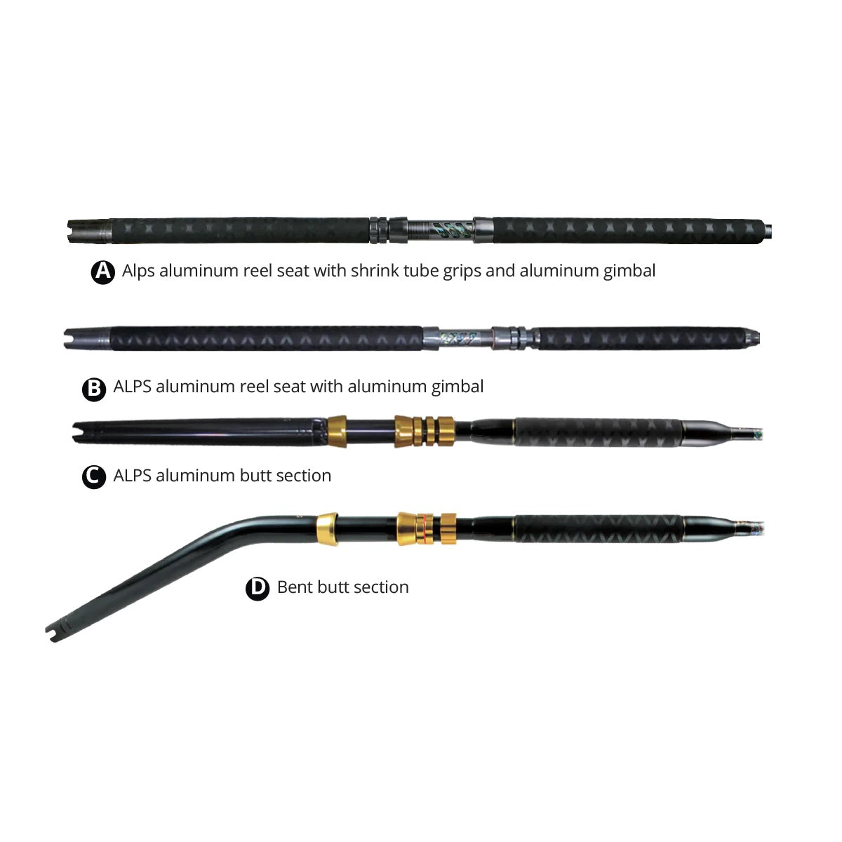 Okuma - Makaira Abalone Series Offshore Trolling Rods