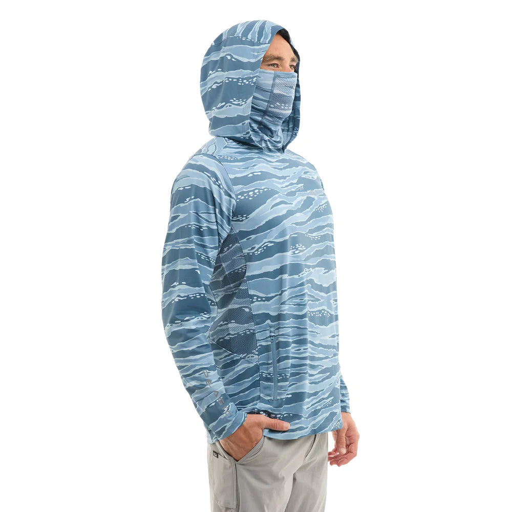 pelagic-exo-tech-hooded-performance-fishing-shirt-petrol-wahoo-camo-model-hood