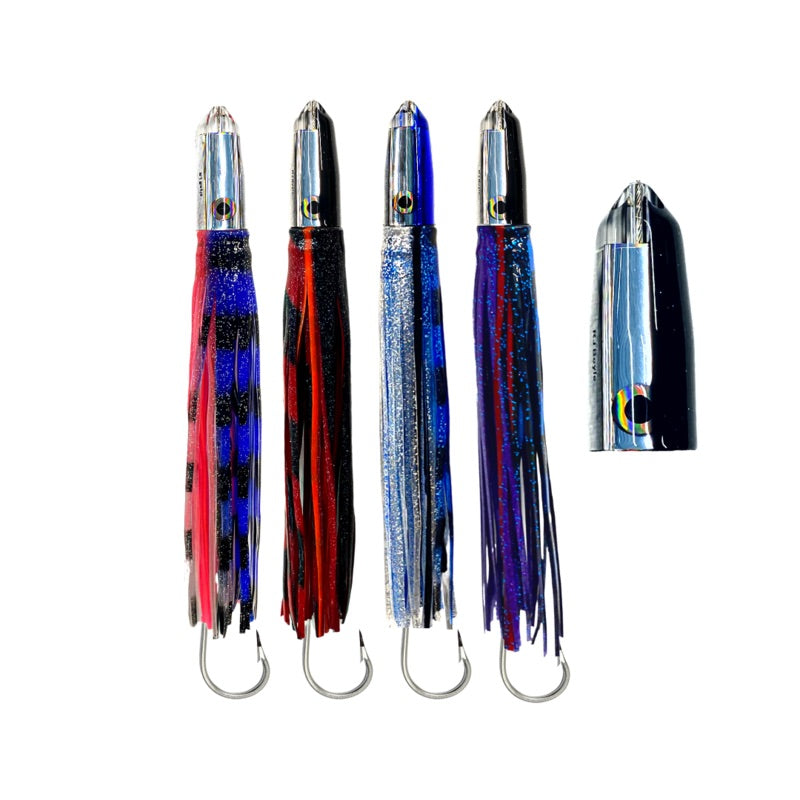 RJ Boyle - Mirrored Wahoo Trolling Rig - Jet