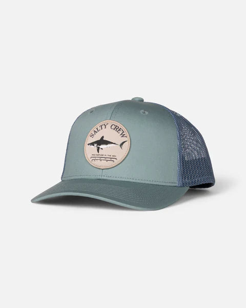 salty-crew-bruce-trucker-hat-marine-slate-front