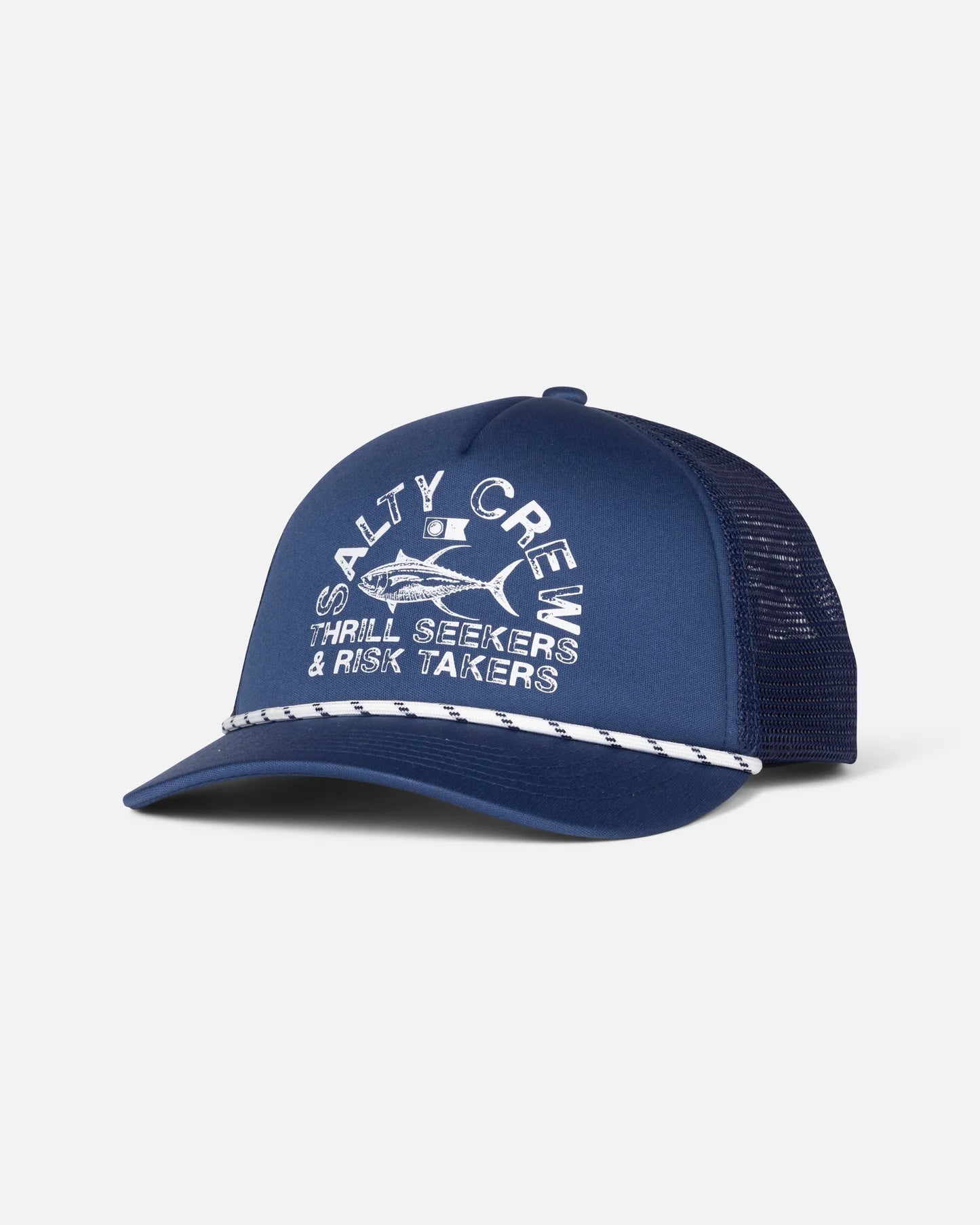salty-crew-pitstop-trucker-bright-navy-front