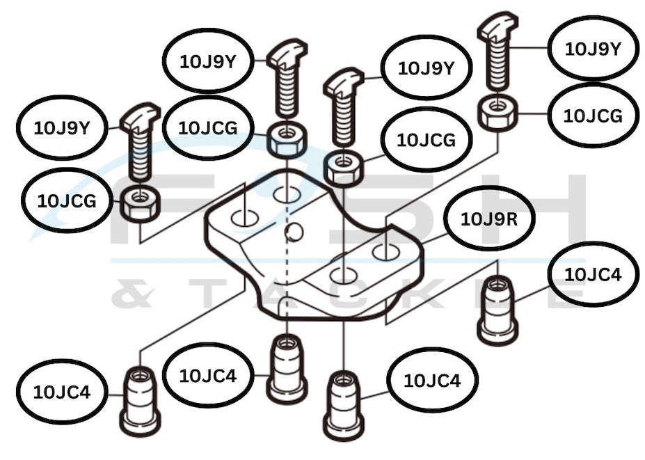 Shimano - Tiagra 80WA Replacement Backing Hardware