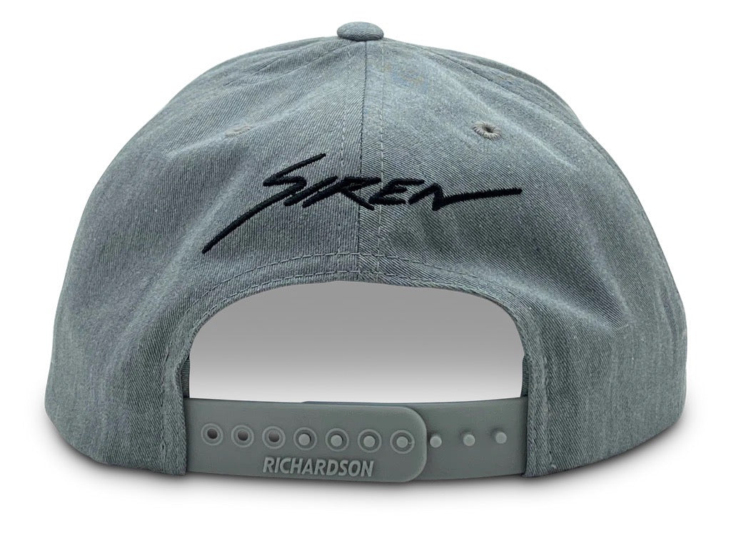 Siren Lures - Flatbill Snapback - Heather Grey