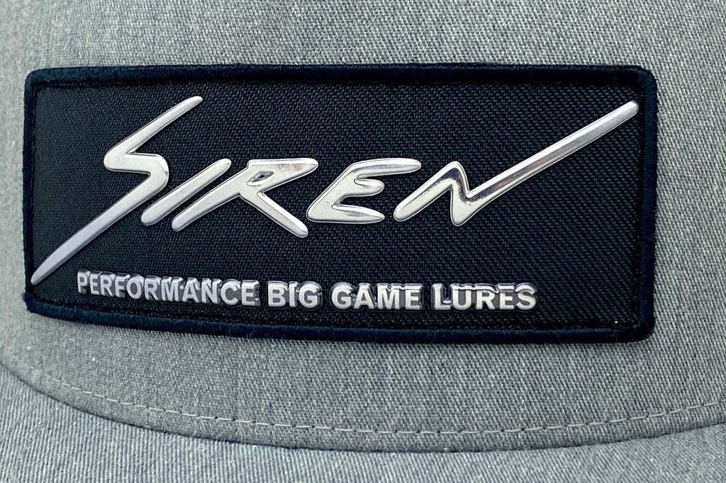 Siren Lures - Flatbill Snapback - Heather Grey