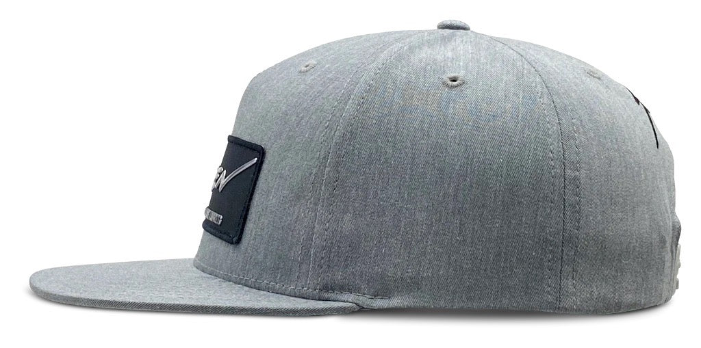 Siren Lures - Flatbill Snapback - Heather Grey