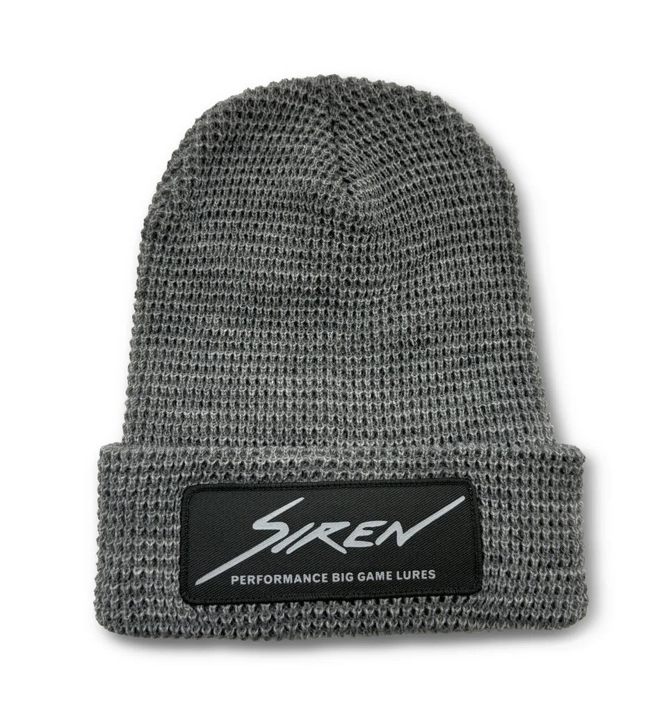 siren-lures-waffle-beanie-smoke-grey-front