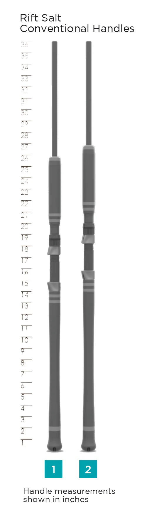 St. Croix - Rift Salt Conventional Rods