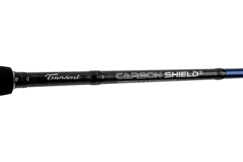Tsunami - Carbon Shield II Spinning Boat Rods