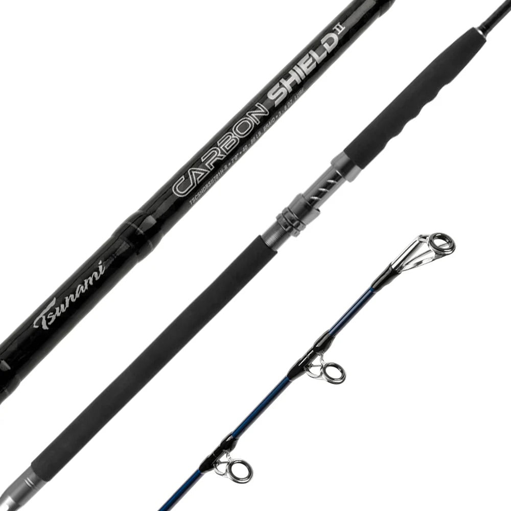 Tsunami - Carbon Shield II Spinning Boat Rods