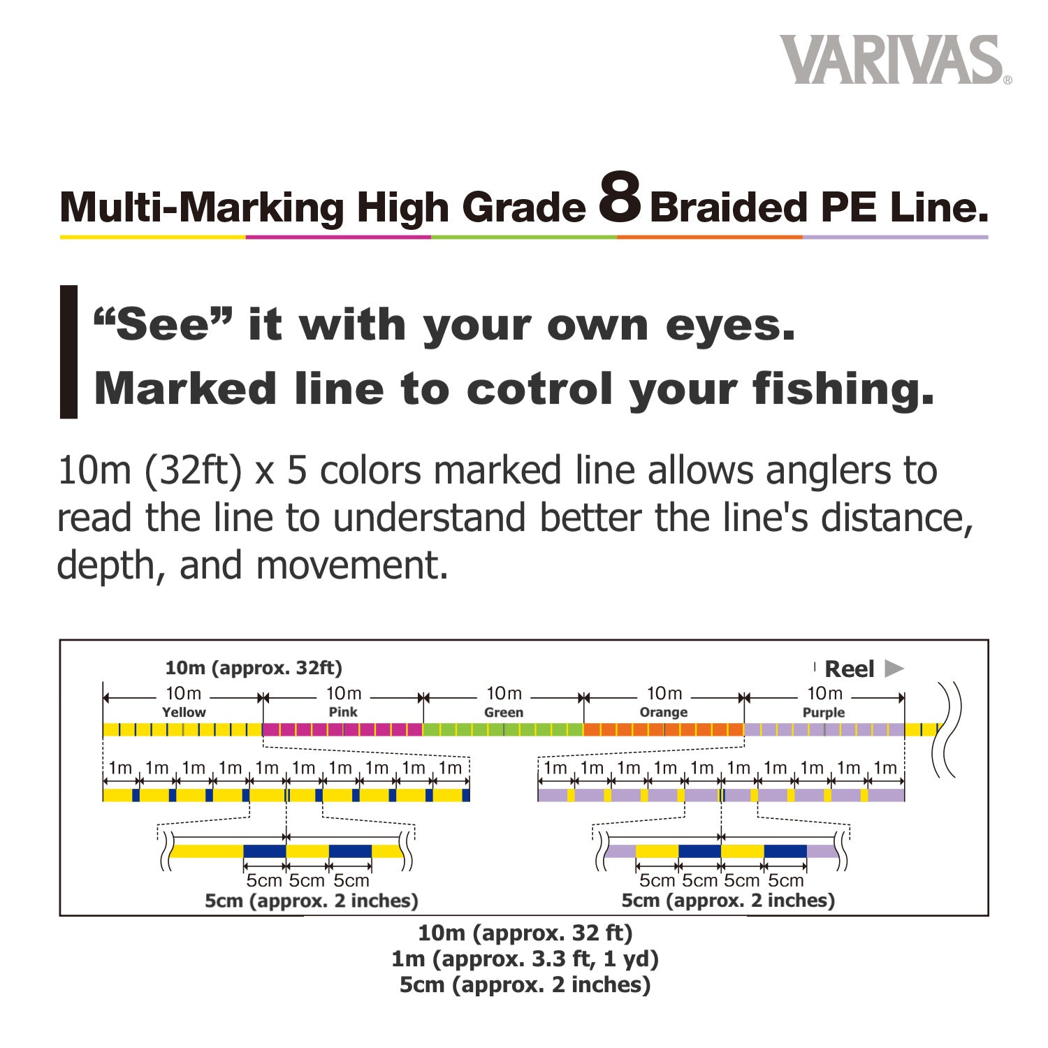 Varivas - HighGrade x8 Marking Type II Braid
