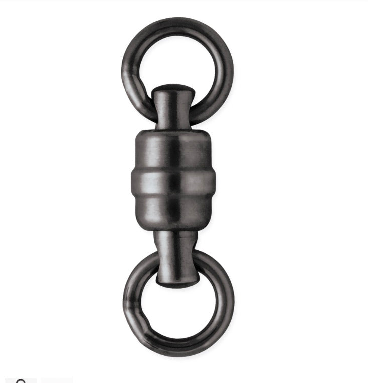 VMC - Black Stainless Steel Heavy-Duty Ball Bearing Swivel with Welded Rings