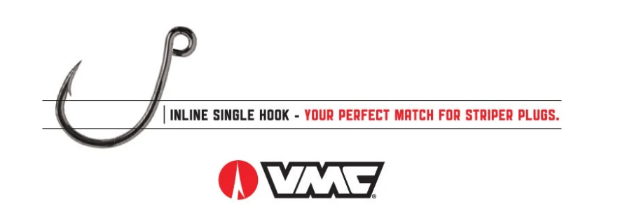 VMC - ILS Inline Single 4x Hook (Coastal Black)