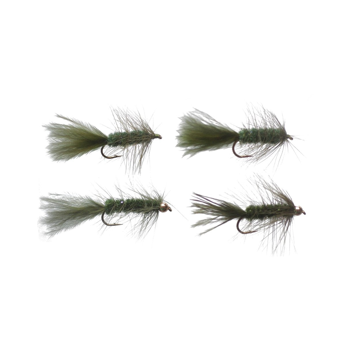 Cortland - Wooly Bugger Flies (4-Pack)