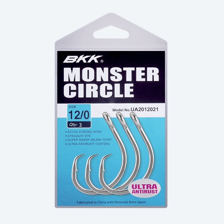 blue fish circle hooks Inline Hooks, (25pk) Rite Angler BKKs needle hook point is extremely sharp and the heavy Frenzy Tackle Ultimate Circle Hooks
