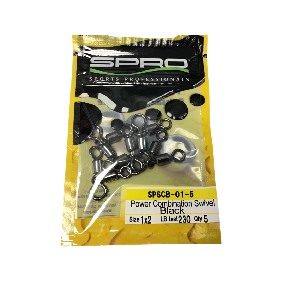 Spro - Power Combination Swivels (Black)